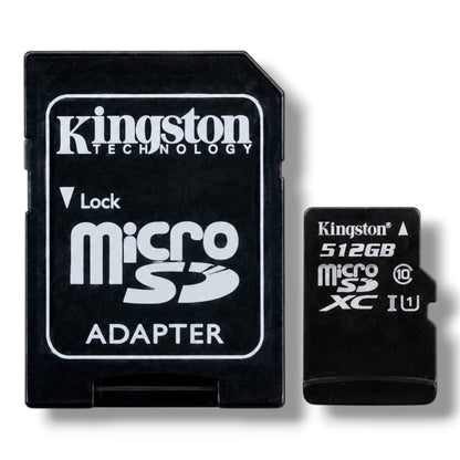 MEMORIA MICRO SD 512GB KINGSTON CLASE 10 UHS-1