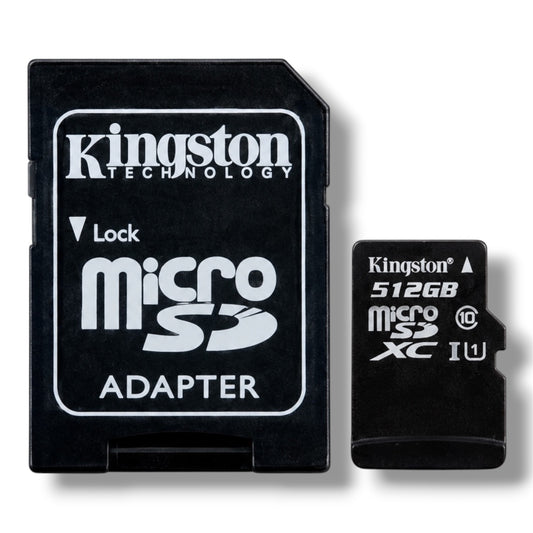 MEMORIA MICRO SD 512GB KINGSTON CLASE 10 UHS-1