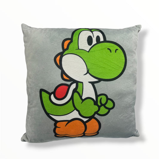 ALMOHADA CUADRADA DISEÑO YOSHI DE 35x35CM