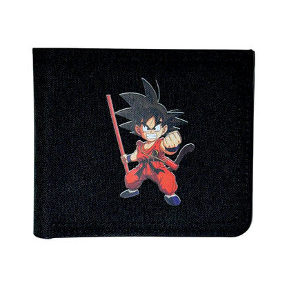 Billetera con estampado de Goku de Dragon Ball