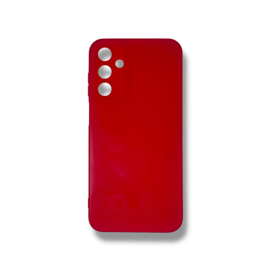 SAMSUNG A15 - ESTUCHE DE GOMA ROJO