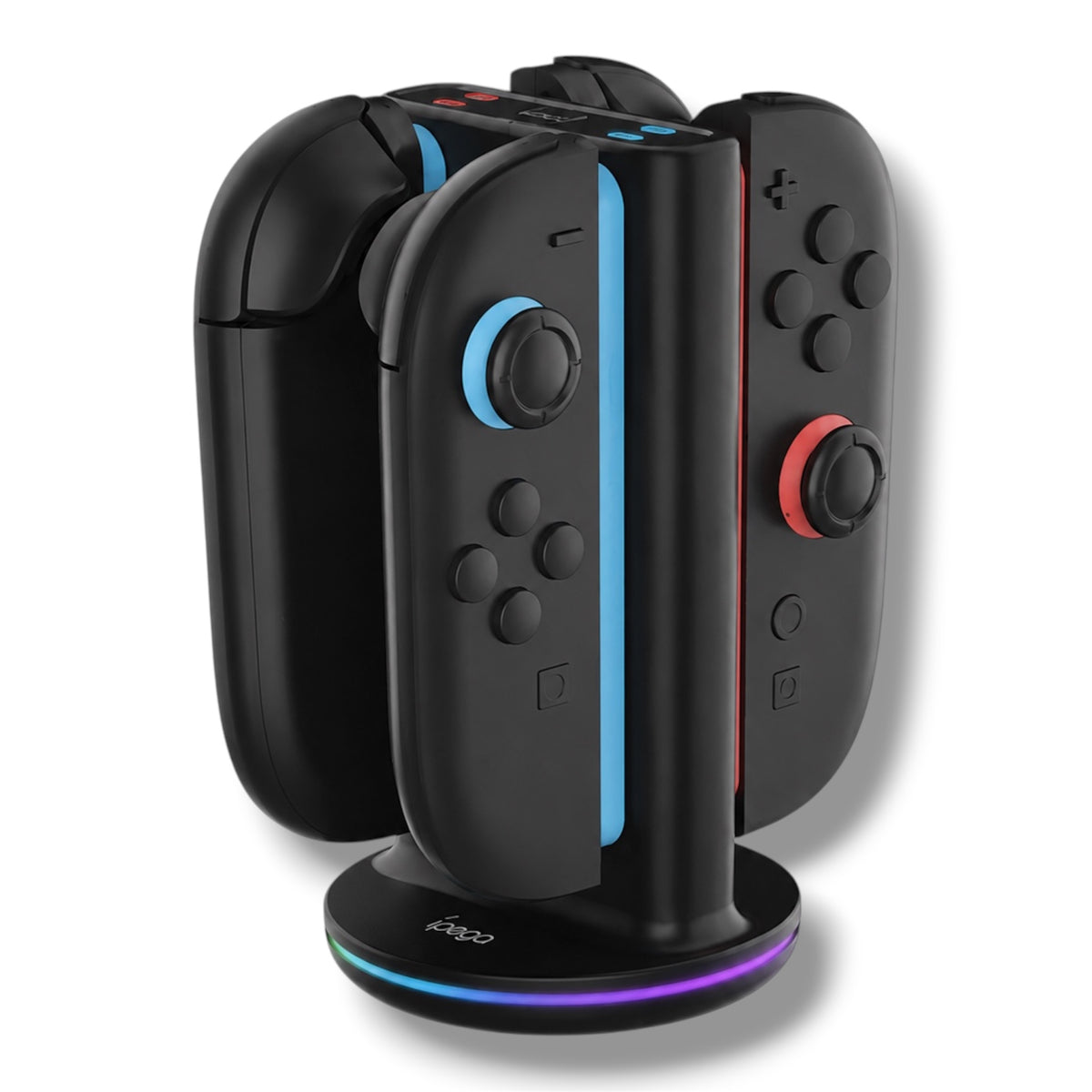 BASE DE CARGA MAGNÉTICA 4 EN 1 PARA CONTROLES DE NINTENDO SWITCH 2 - IPEGA - PG-SW2051