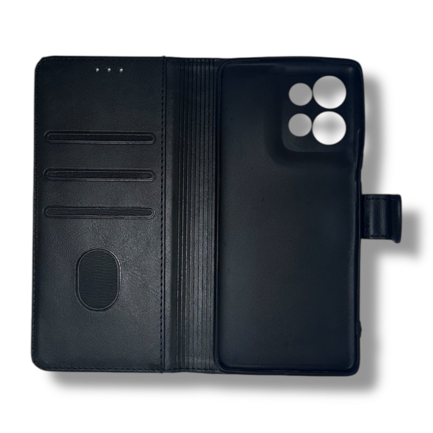 MOTOROLA EDGE 50 - ESTUCHE DE AGENDA NEGRO