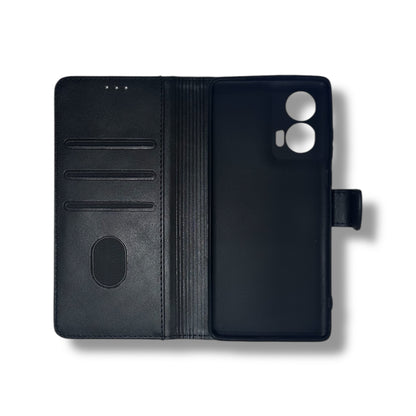 MOTOROLA EDGE 50 FUSION / G85 - ESTUCHE DE AGENDA NEGRO