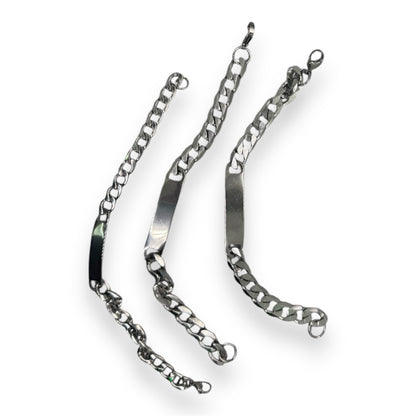 PULSERA ACERO  PARA CABALLERO