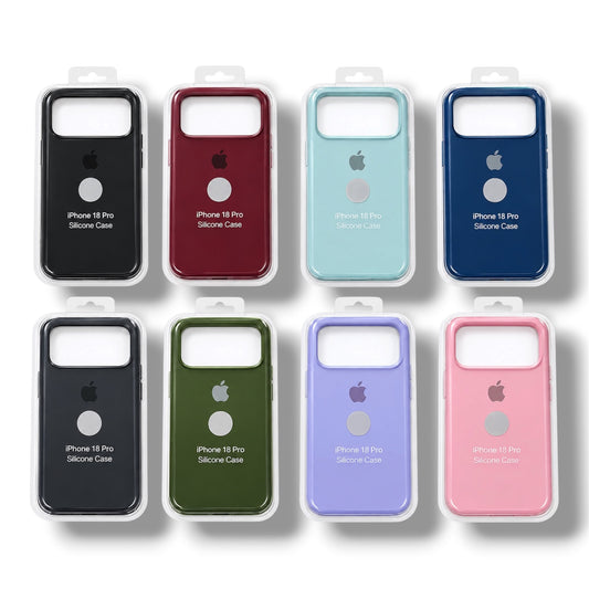 IPHONE 18 PRO - ESTUCHE SILICONE COLORES VARIOS