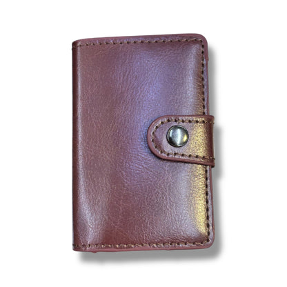 TARJETERO PARA HOMBRE ESTILO DE CUERO - DIFERENTES DISEÑOS - 1 UNIDAD