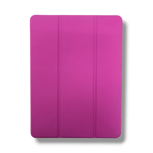 IPAD 7ma / 8va / 9na GENERACION / 10,2" / 10,5" PULGADAS ESTUCHE DE AGENDA ROSA / AHUMADO