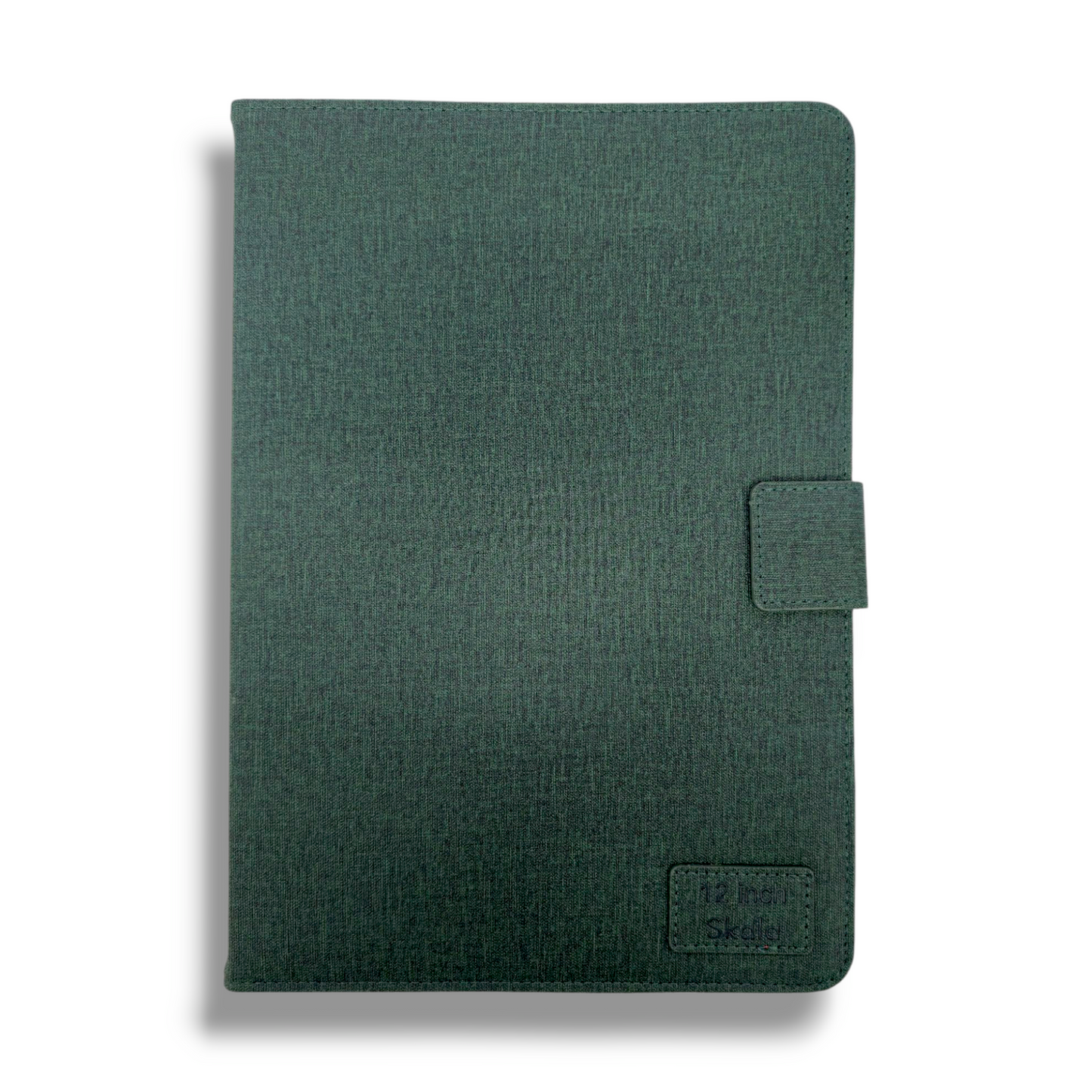 Estuche de Agenda para Tablet 12" Pulgadas Universal - Verde Oscuro