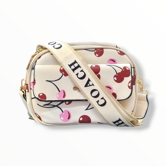 BOLSO MANOS LIBRE ESTILO COACH -AAA PARA DAMA