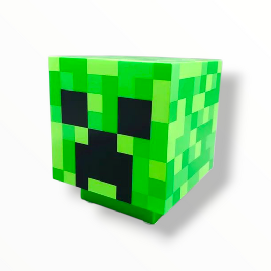 LÁMPARA LED CON DISEÑO DE CREEPER DE MINECRAFT DE 10 CM APROX