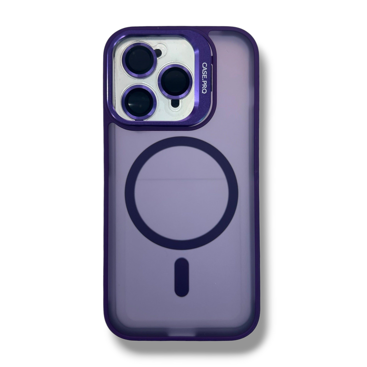 IPHONE 14 PRO - ESTUCHE CASE PRO AHUMADO CON MAGSAFE COLORES VARIOS + PROTECTOR DE CAMARA