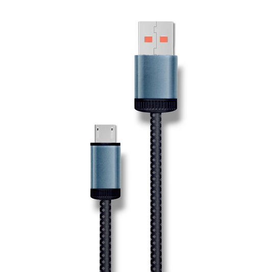 CABLE USB-A A MICRO-USB 3A 1M TRENZADO - LZY X04
