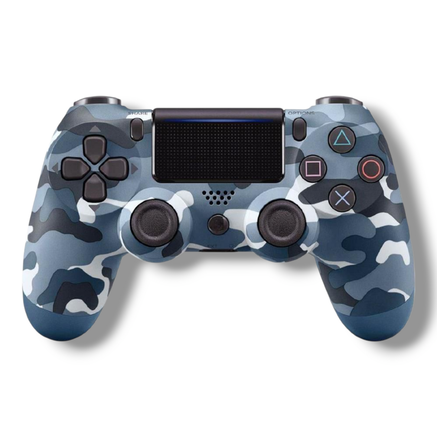 Mando inalámbrico GENERICO DUALSHOCK PS4 - Camuflado Azul