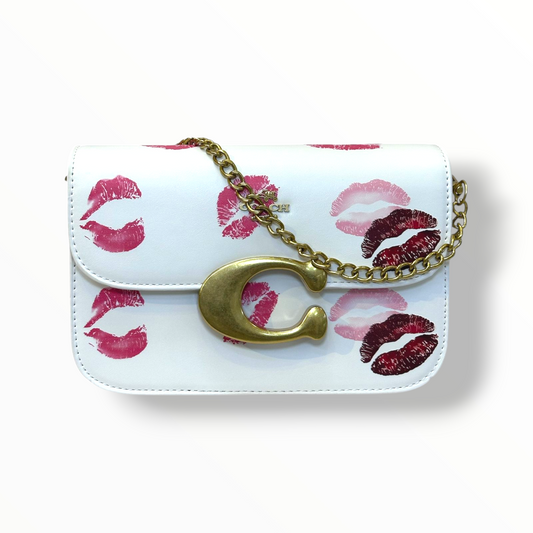 BOLSO DE MUJER                         ESTILO COACH BESO - BLANCO
