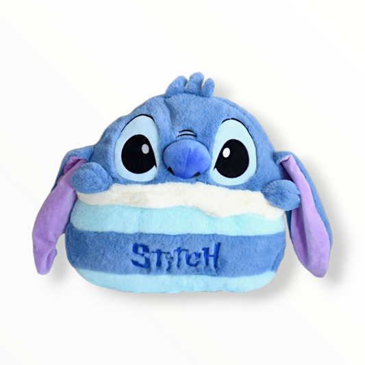 ALMOHADA CON MANTA DE STITCH 47cm x 50cm