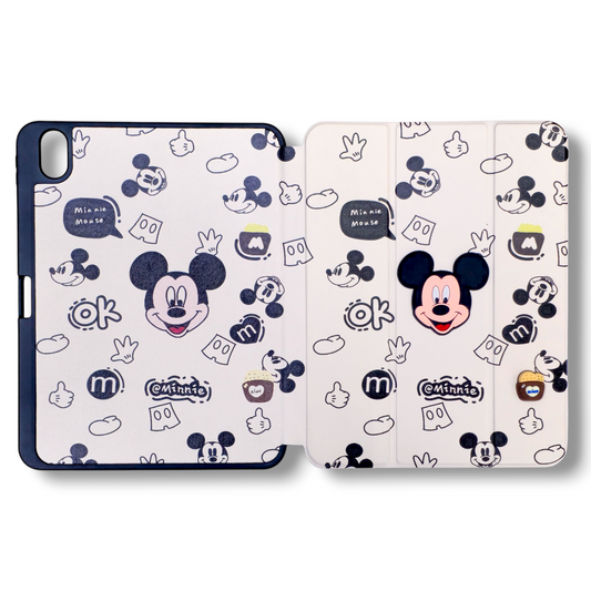 IPAD A16 11" PULGADAS / IPAD 10ma GENERACION / IPAD 10,9" PULGADAS 2022 - ESTUCHE DE AGENDA DISEÑO DE MICKEY MOUSE