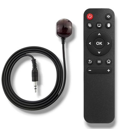 KIT RECEPTOR IR EXTERNO DE 2.5 mm 1.2M CON CONTROL REMOTO PARA GAME STICK Y RETRO TV BOX