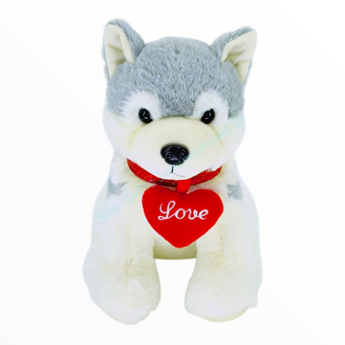 PELUCHE DE LOBO HUSKY DE 36 CM