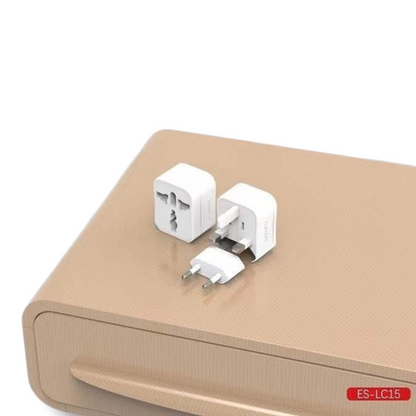 ADAPTADOR DE CORRIENTE INTERNACIONAL UNIVERSAL US/UK/EU/AU - EARLDOM LC15