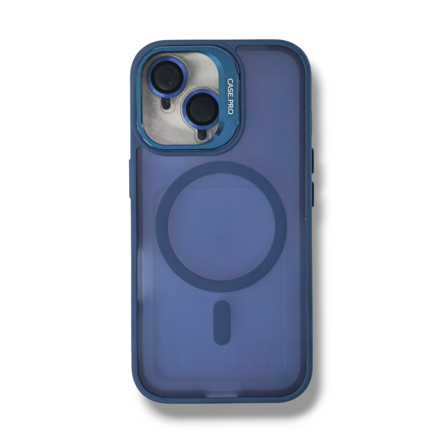 IPHONE 16 - ESTUCHE CASE PRO AHUMADO CON MAGSAFE Y KICKSTAND COLORES VARIOS + PROTECTOR DE CAMARA