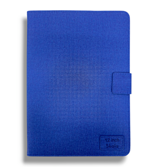 Estuche de Agenda para Tablet 12" Pulgadas Universal - Azul