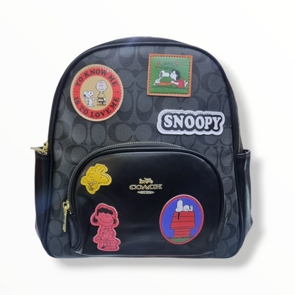 BULTO PARA DAMA  COACH CON  DISEÑO DE SNOOPY - 1 UNIDAD