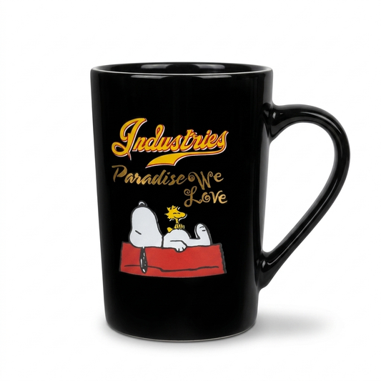 TAZA ALTA DE CERÁMICA CON DISEÑO DE SNOOPY 12CM - DIFERENTES DISEÑOS - 1 UNIDAD