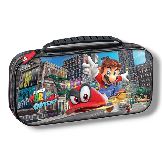 ESTUCHE GAME TRAVELER® DELUXE TRAVEL EDICION SUPER MARIO ODYSSEY PARA NINTENDO SWITCH / OLED / LITE - NNS58
