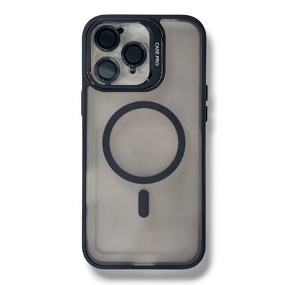 IPHONE 14 PRO - ESTUCHE CASE PRO AHUMADO CON MAGSAFE COLORES VARIOS + PROTECTOR DE CAMARA