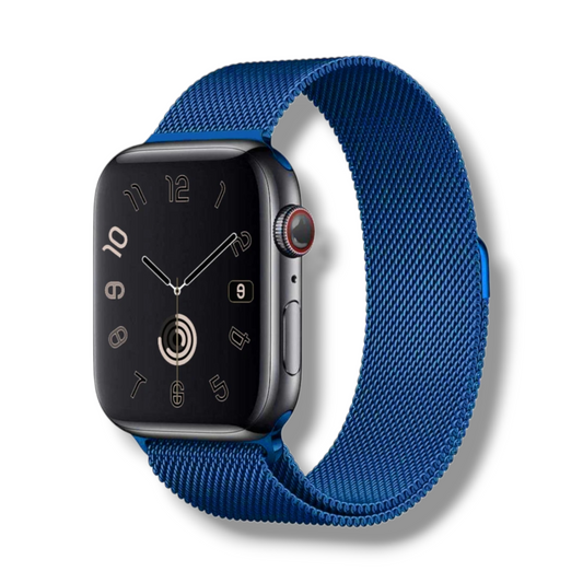 BANDA METALICA AZUL PARA APPLE WATCH 42mm / 44mm / 45mm / 46mm / 49mm