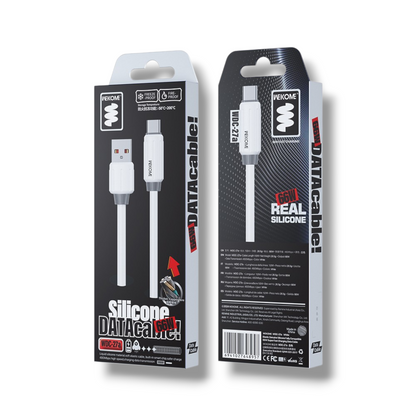 CABLE USB-A A USB-C 66W SILICONE 1M - WEKOME WDC-27a
