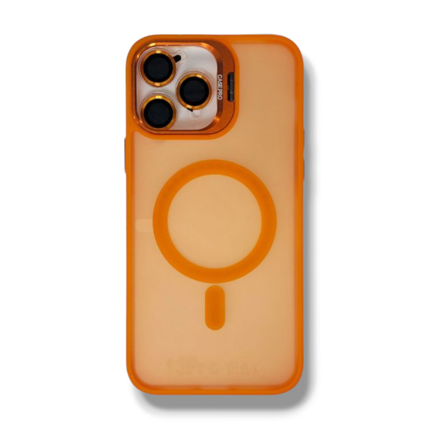 IPHONE 13 PRO MAX - ESTUCHE CASE PRO AHUMADO CON MAGSAFE COLORES VARIOS + PROTECTOR DE CAMARA