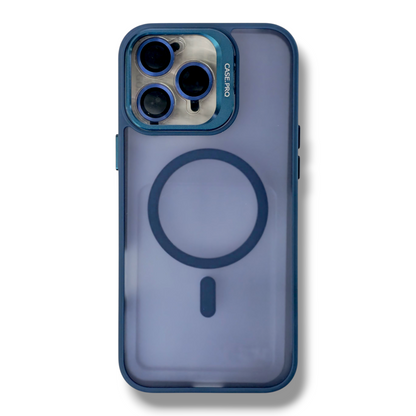 IPHONE 14 PRO - ESTUCHE CASE PRO AHUMADO CON MAGSAFE COLORES VARIOS + PROTECTOR DE CAMARA