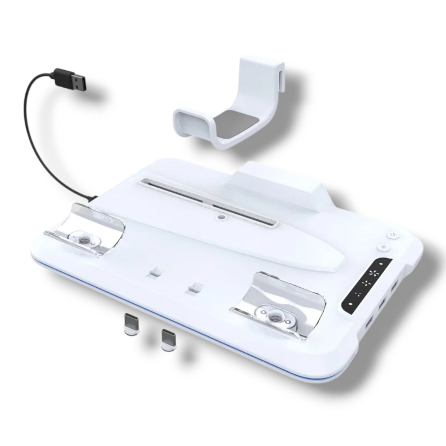 SOPORTE Y CARGADOR VERTICAL PARA PLAYSTATION 5 SLIM - IPEGA PG-P5S020W