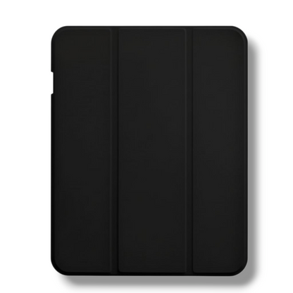 IPAD A16 11" PULGADAS / IPAD 10ma GENERACION / IPAD 10,9" PULGADAS 2022 - ESTUCHE DE AGENDA NEGRO / TRASPARENTE AHUMADO