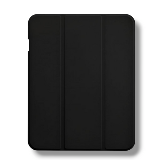 IPAD A16 11" PULGADAS / IPAD 10ma GENERACION / IPAD 10,9" PULGADAS 2022 - ESTUCHE DE AGENDA NEGRO / TRASPARENTE AHUMADO