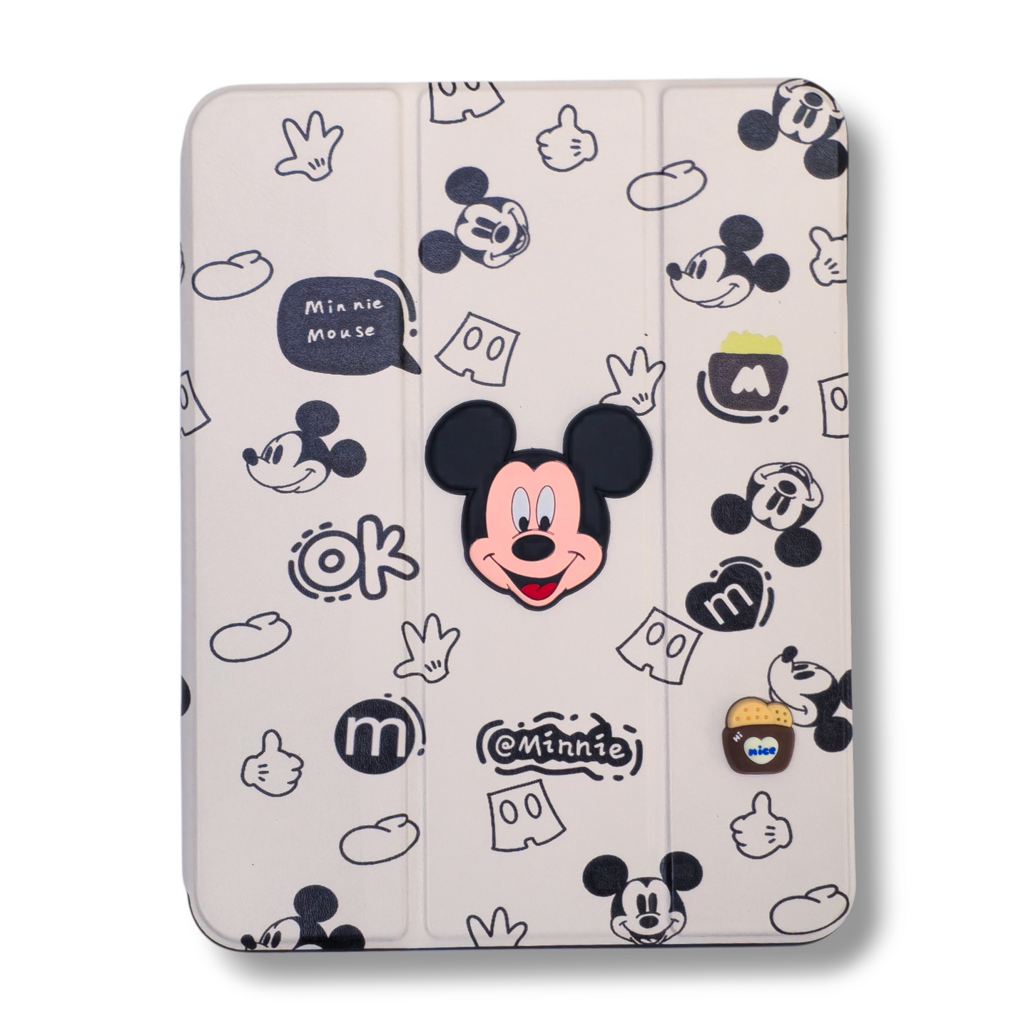 IPAD A16 11" PULGADAS / IPAD 10ma GENERACION / IPAD 10,9" PULGADAS 2022 - ESTUCHE DE AGENDA DISEÑO DE MICKEY MOUSE