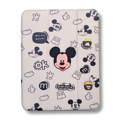 IPAD A16 11" PULGADAS / IPAD 10ma GENERACION / IPAD 10,9" PULGADAS 2022 - ESTUCHE DE AGENDA DISEÑO DE MICKEY MOUSE