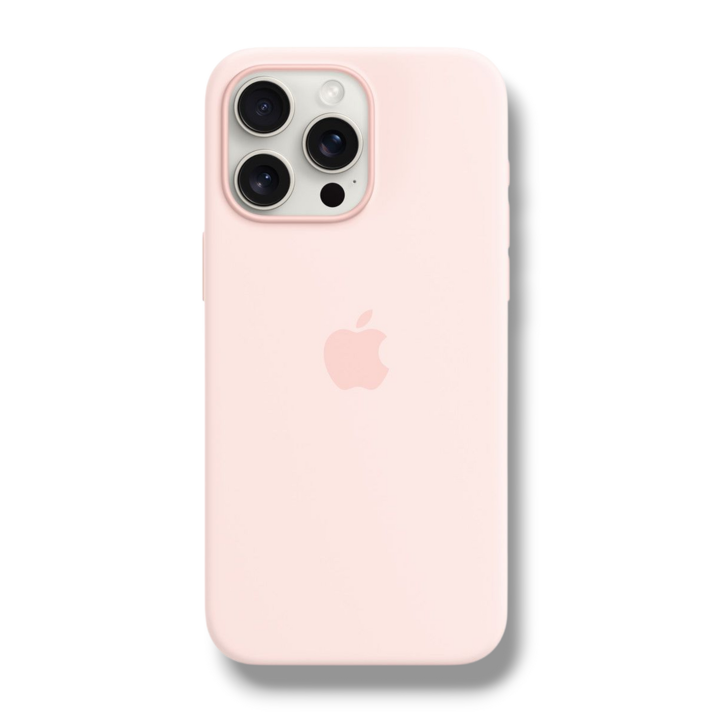 IPHONE 15 PRO MAX - ESTUCHE DE SILICONE CON MAGSAFE ROSA CLARO