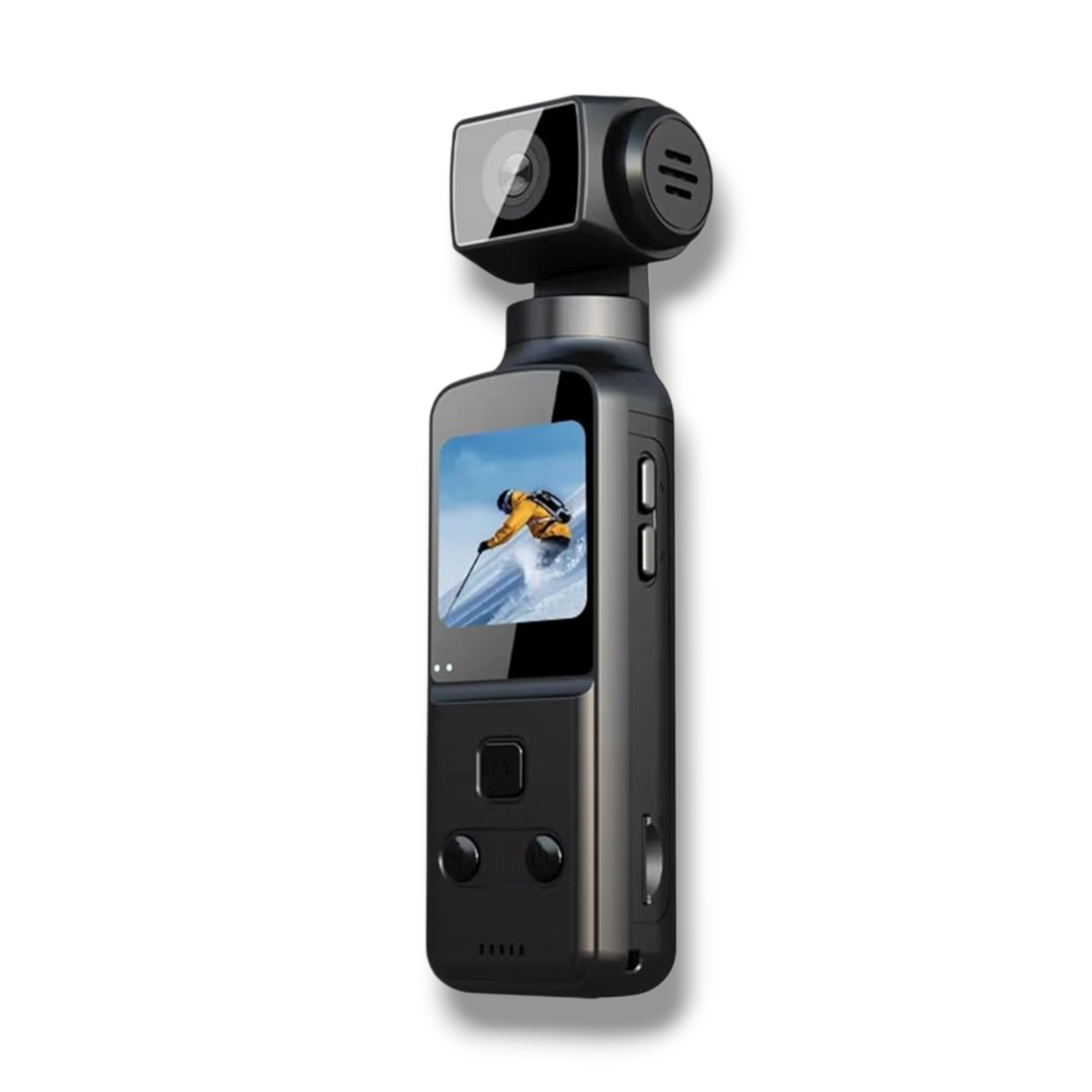 CAMARARA DE ACCIÓN 4K POCKET CAM CON ESTABILIZADOR GIMBAL, WIFI Y PANTALLA IPS DE 1.3"