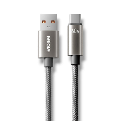 CABLE 66W USB-A A USB-C 1.2M 6A TRENZADO - WEKOME SERIES SHARPRICHE WDC-63a