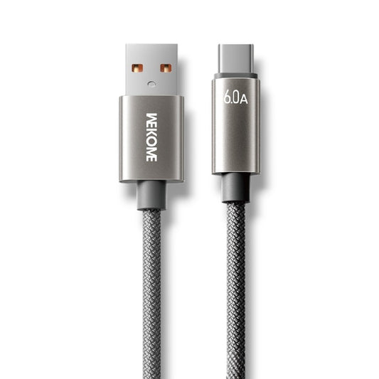CABLE 66W USB-A A USB-C 1.2M 6A TRENZADO - WEKOME SERIES SHARPRICHE WDC-63a
