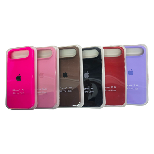 IPHONE 17 AIR - ESTUCHE DE SILICONE COLORES VARIOS