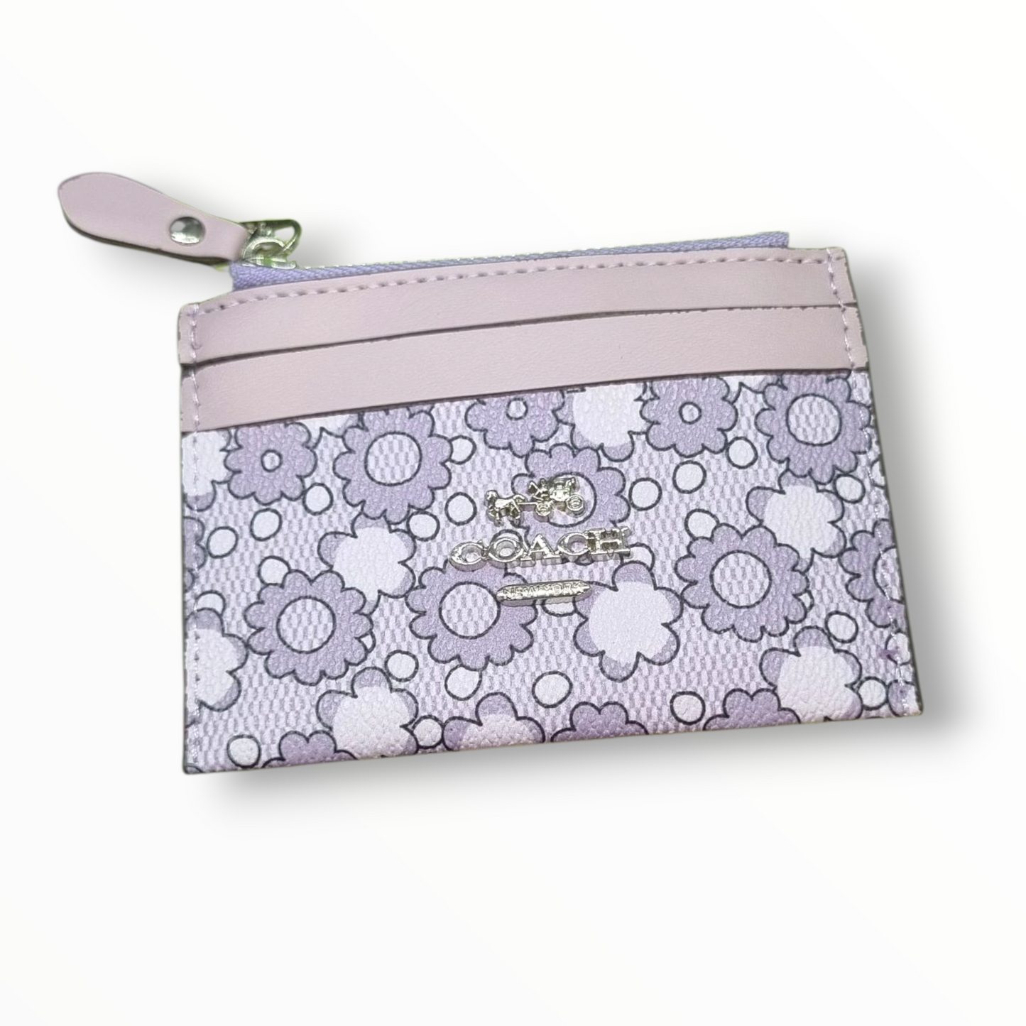 MONEDERO TARJETERO PARA DAMA  ESTILO COACH - AAA - 1 UNIDAD