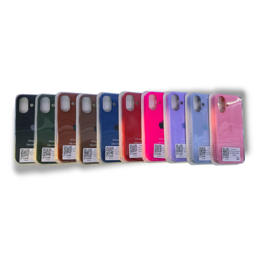 IPHONE 17 - ESTUCHE SILICONE COLORES VARIOS