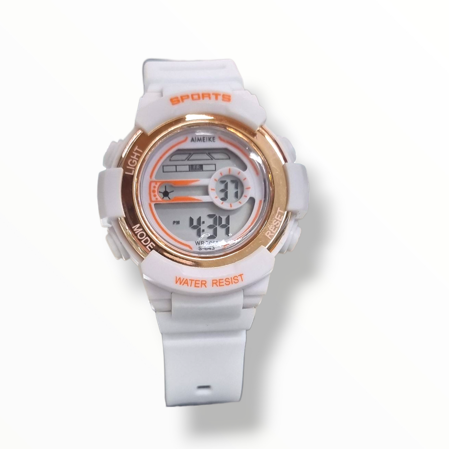 RELOJ DE MUJER RESISTENTE  AL AGUA COLOR BLANCO