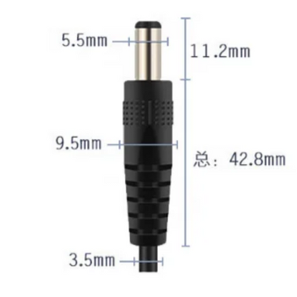 CABLE DE ALIMENTACIÓN USB-A A DC DE 5V 1M