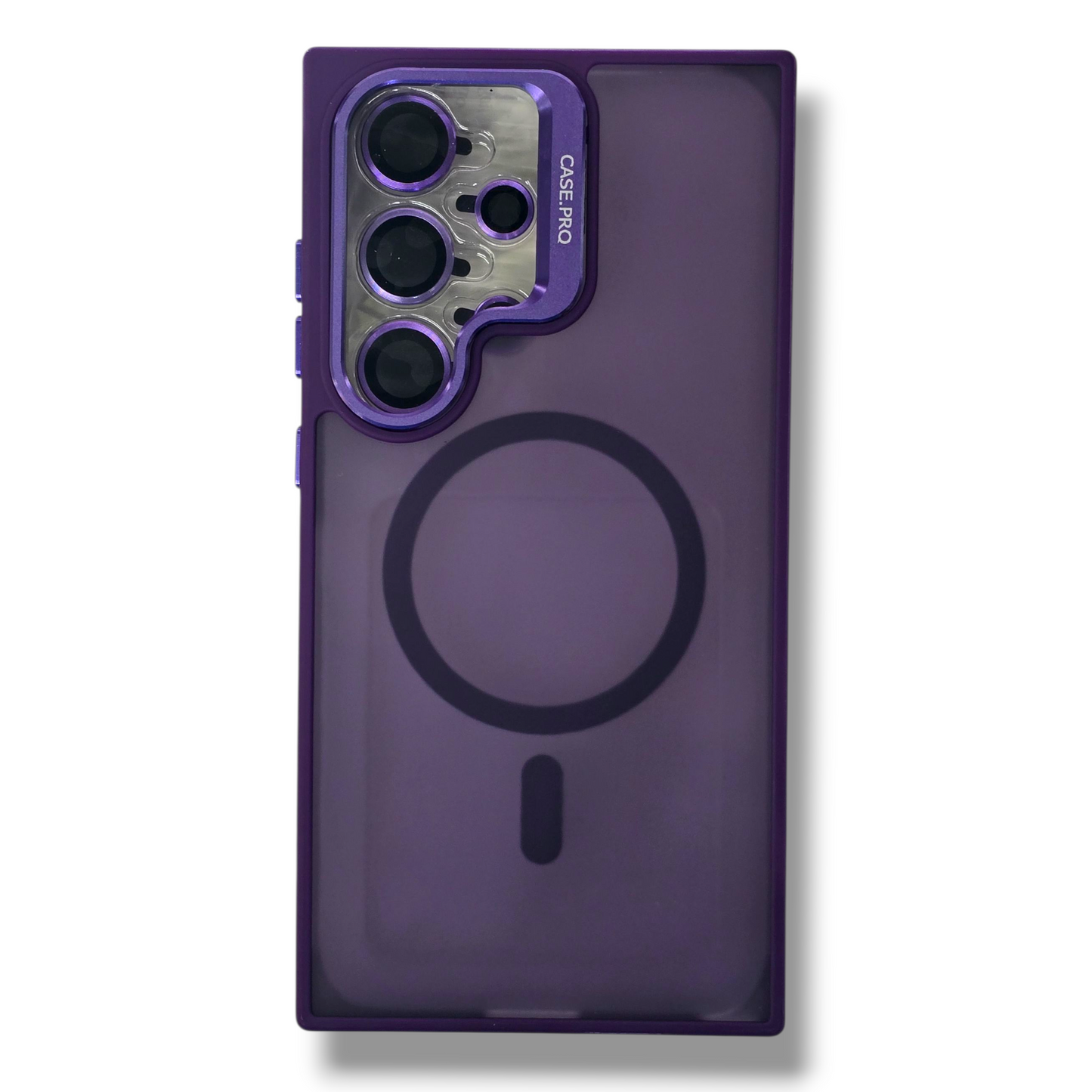 SAMSUNG S24 ULTRA - ESTUCHE CASE PRO AHUMADO CON MAGSAFE COLORES VARIOS + PROTECTOR DE CAMARA