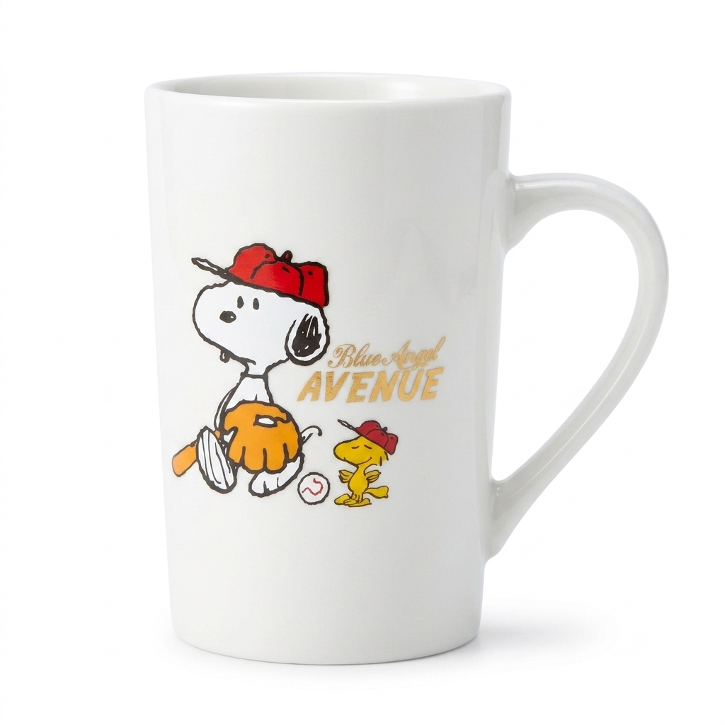 TAZA ALTA DE CERÁMICA CON DISEÑO DE SNOOPY 12CM - DIFERENTES DISEÑOS - 1 UNIDAD